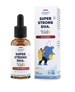 Super Strong DHA Kids 640 mg DHA, natural lemon flavour